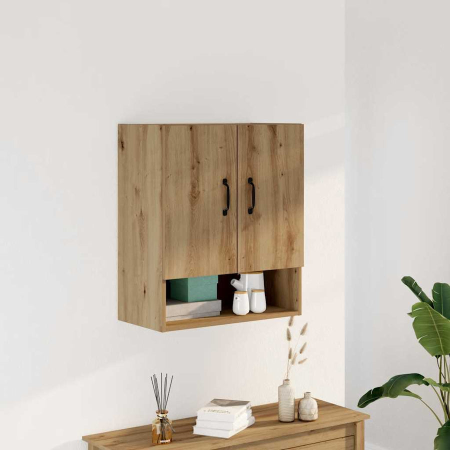 Wall Cabinet Artisan Oak Engineered Wood