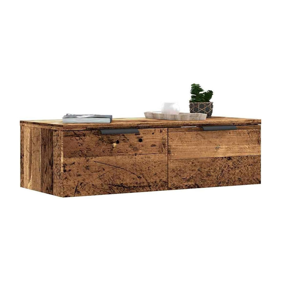 Wall Cabinet Old Wood Engineered Wood