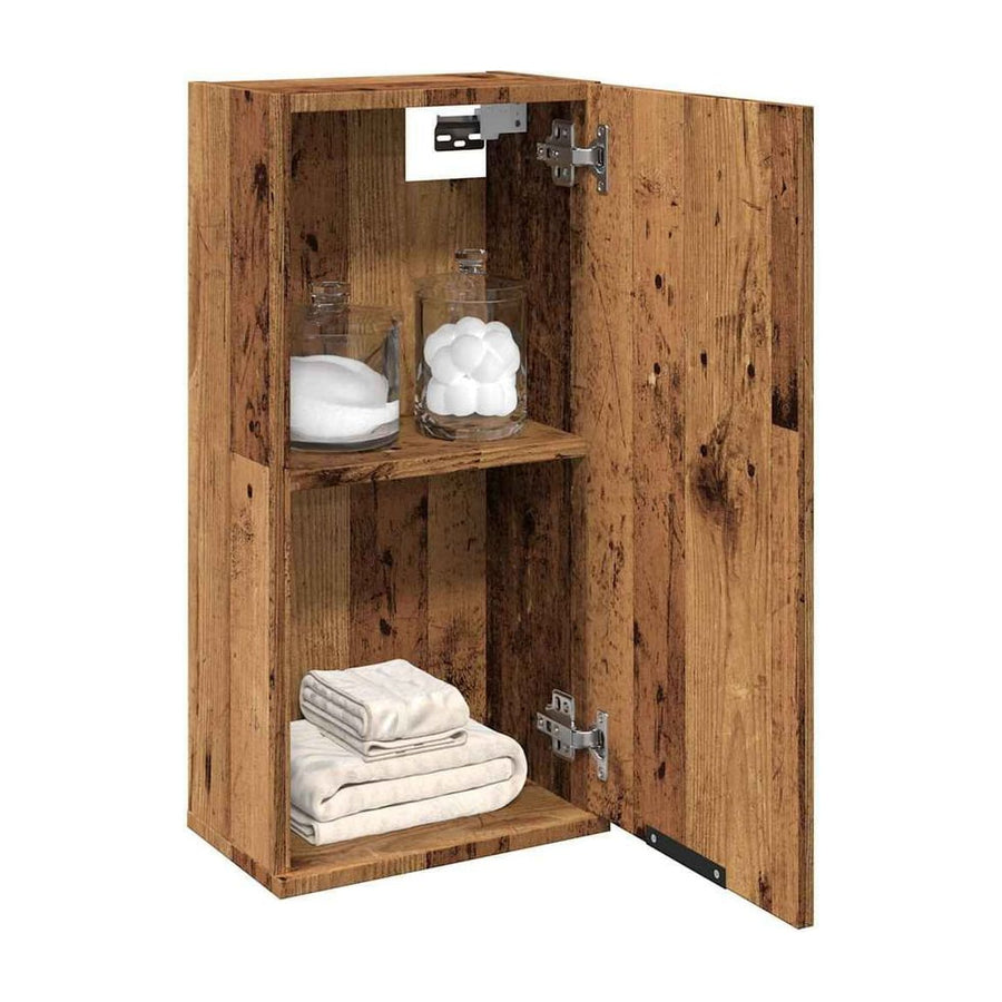 Wall-mounted Bathroom Cabinet Old Wood