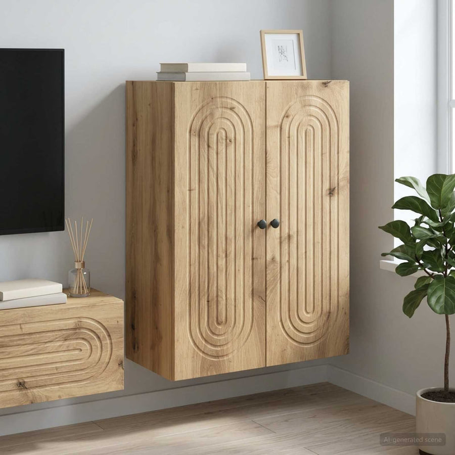 Wall-Mounted Cabinet Engineered Wood