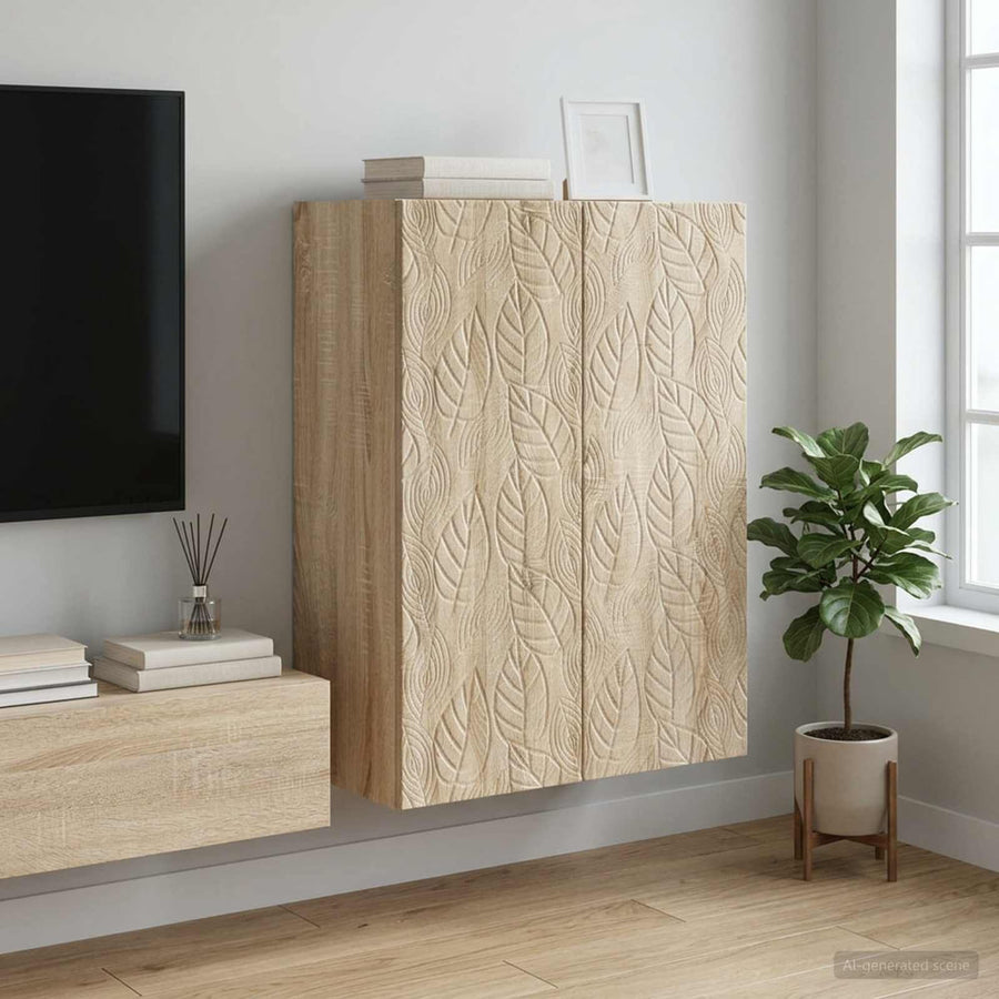 Wall-Mounted Cabinet Engineered Wood