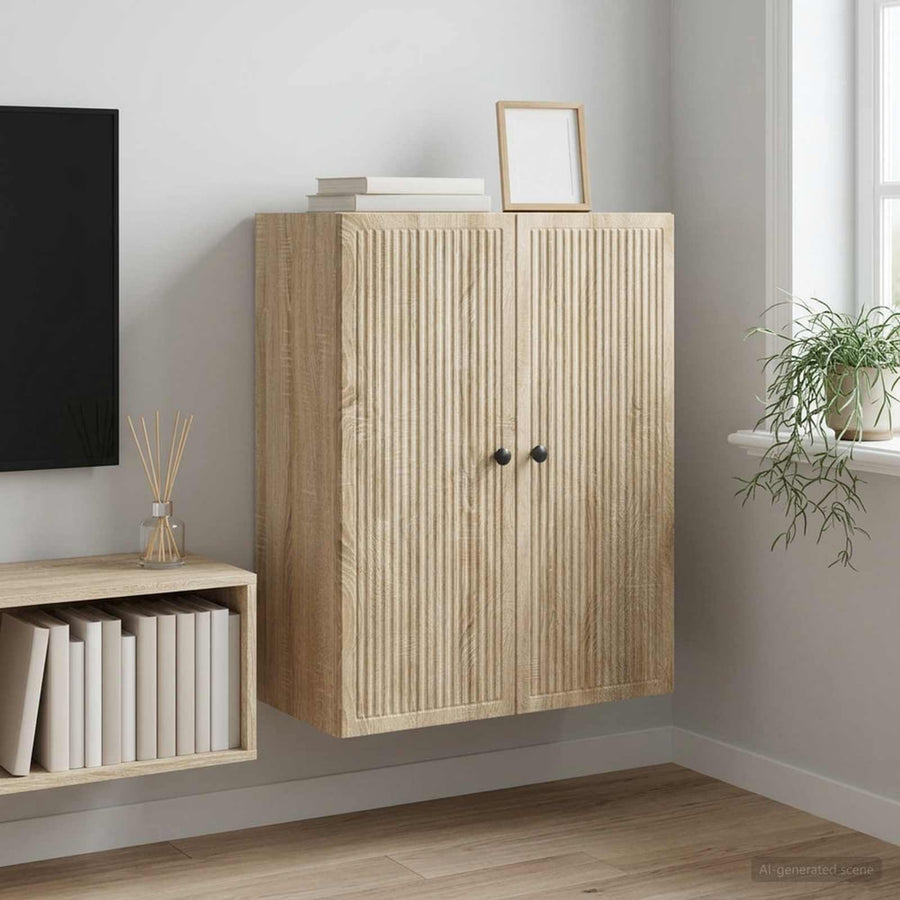 Wall-Mounted Cabinet Sonoma Oak