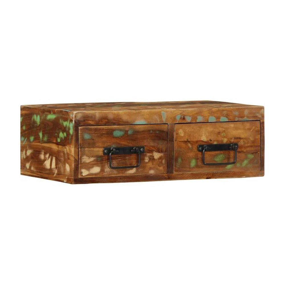 Wall-mounted TV Cabinet Solid Wood Reclaimed