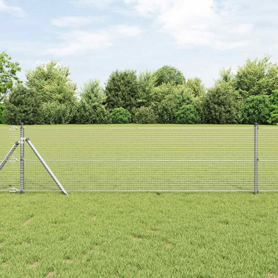 Welded Wire Fence Silver