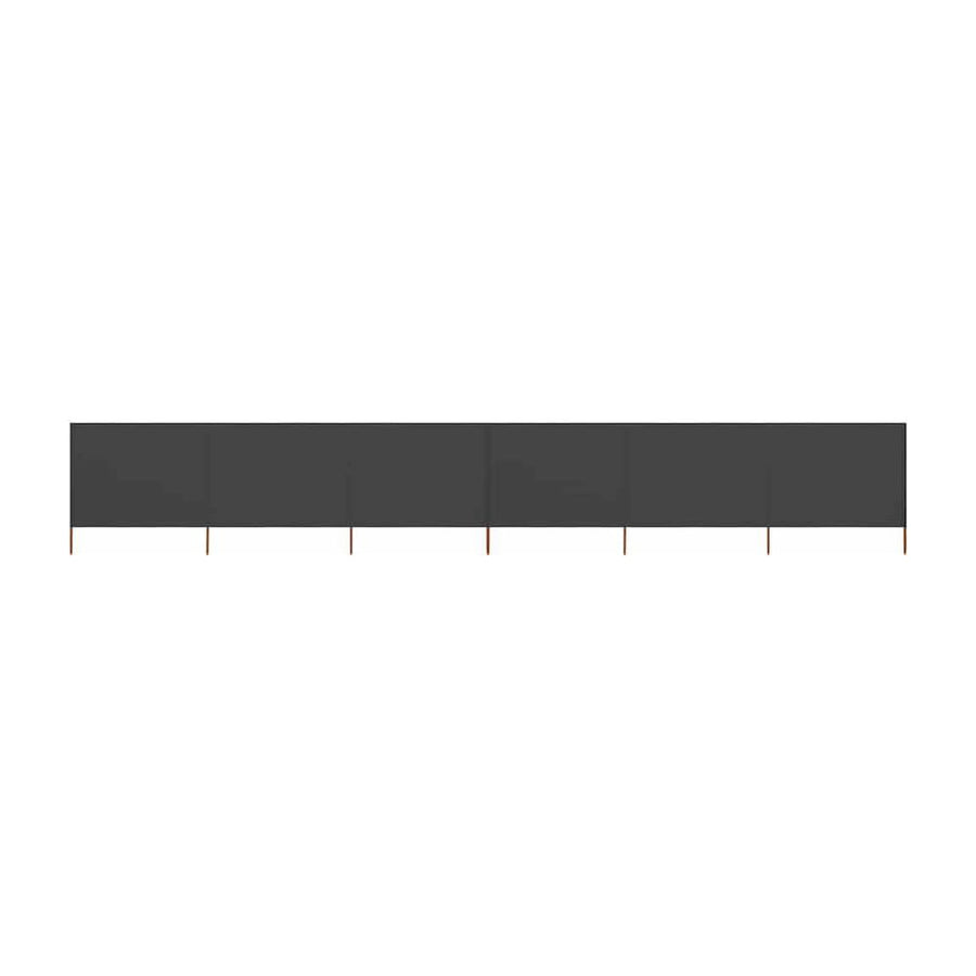 6-panel Wind Screen Anthracite