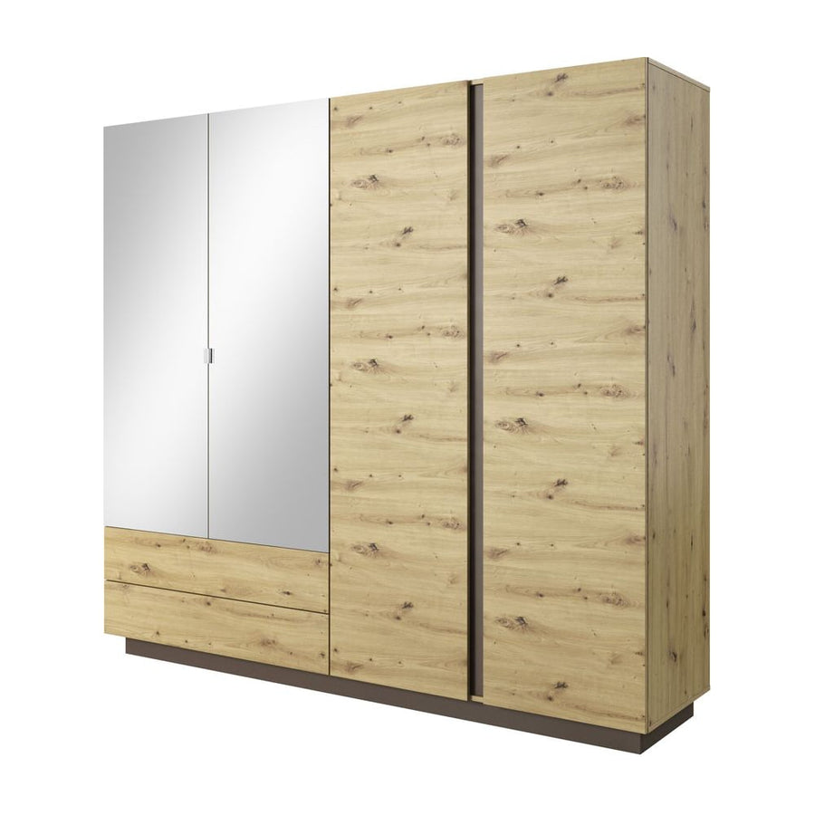 Wardrobe ARCO 220 Oak Artisan / Grey