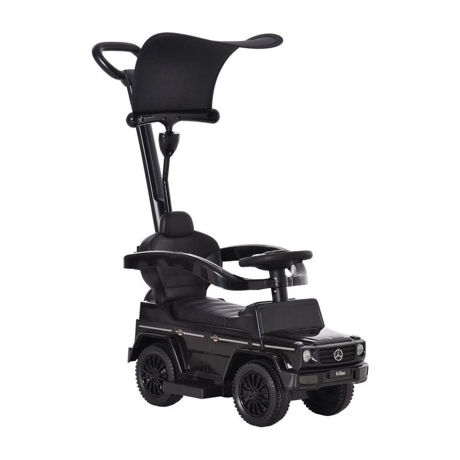 HOMCOM 3 in 1 Kids Children Ride on Push Car in Black
