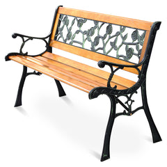 Weather Proof Outdoor Furniture with Wood Frame for Backyard Porch Patio