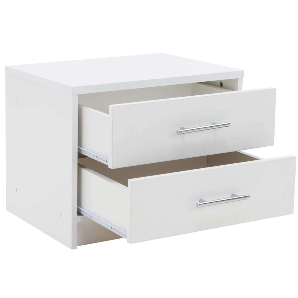 Bedside Table DUNHAM White
