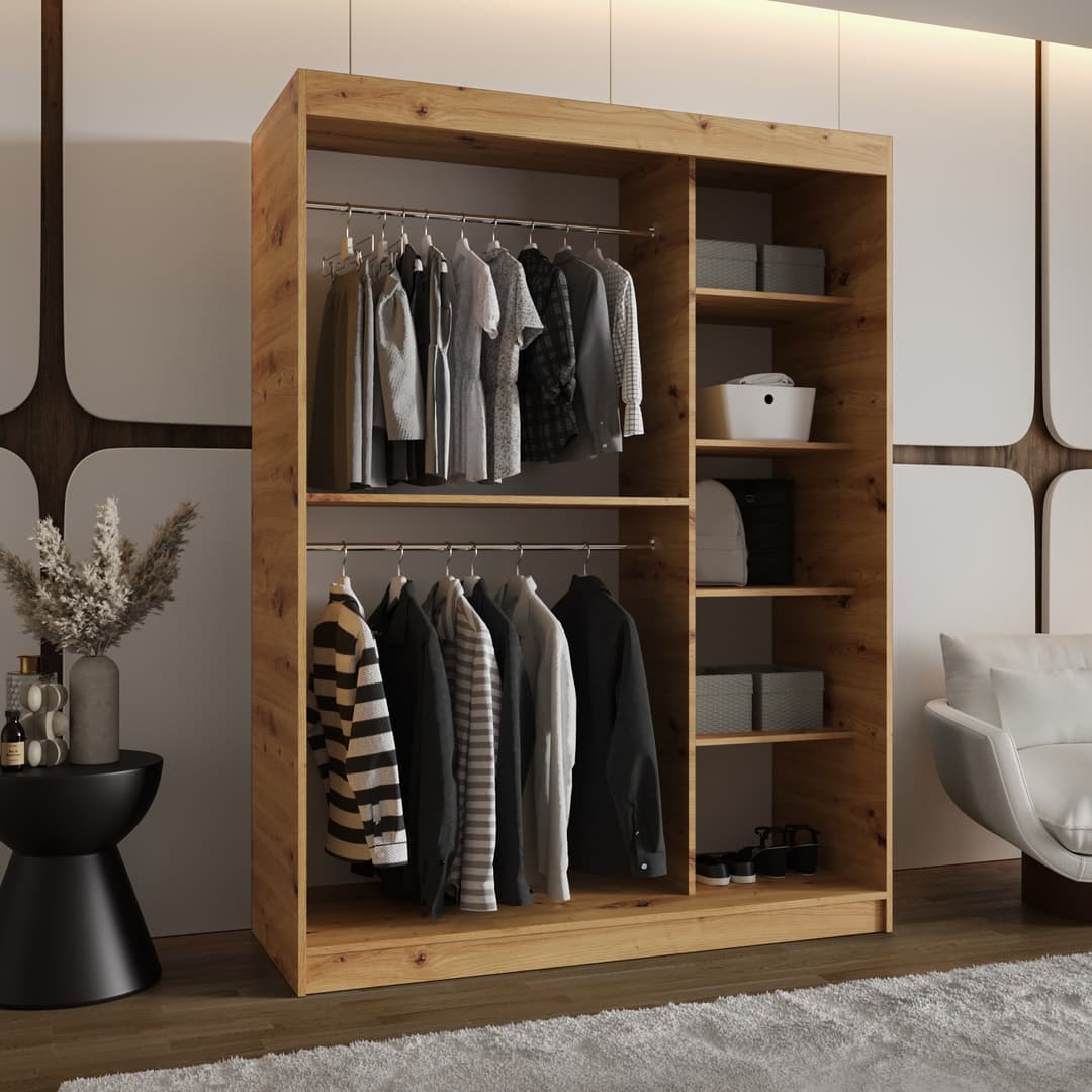 Spoti Sliding Door Wardrobe 150cm