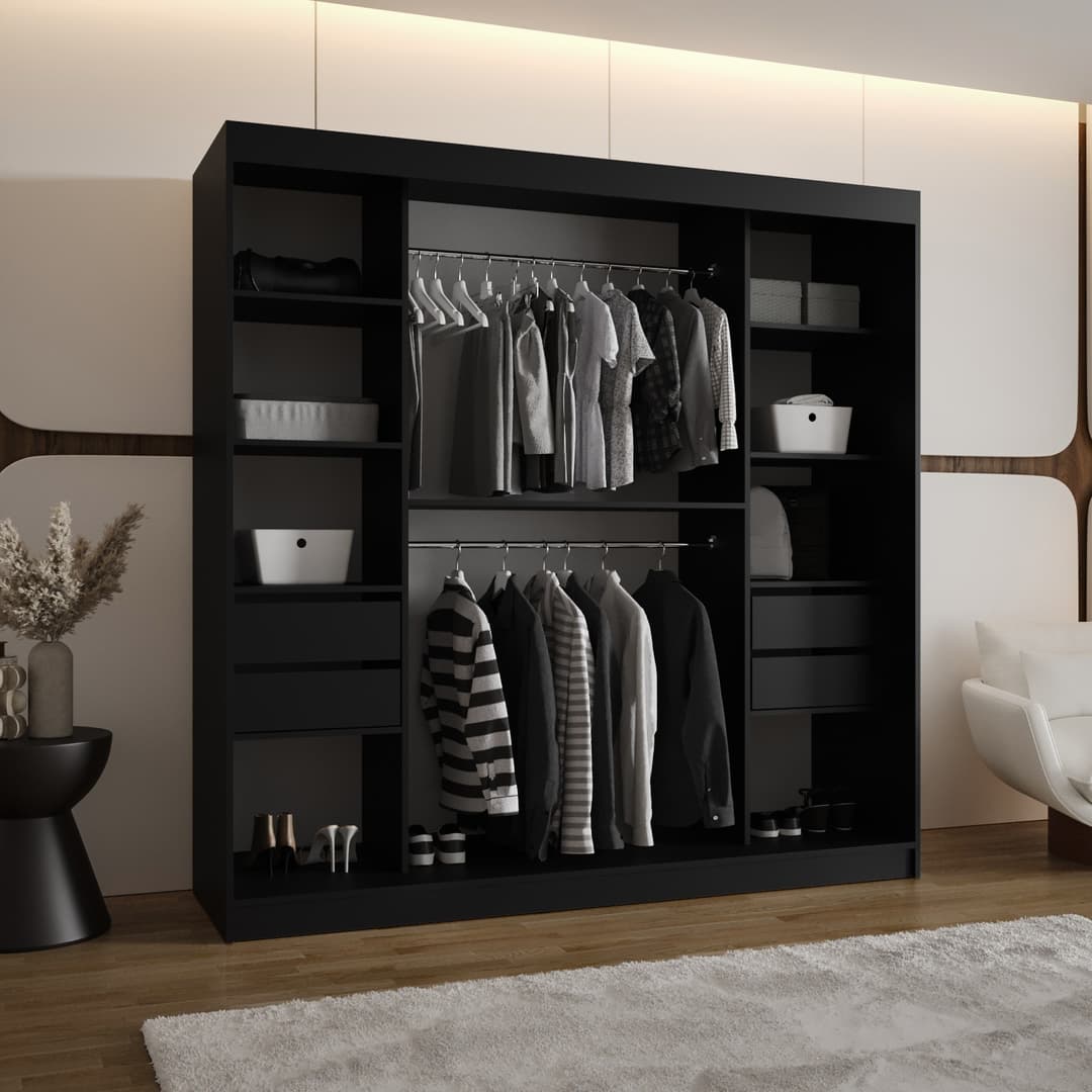 Spoti Sliding Door Wardrobe 200cm