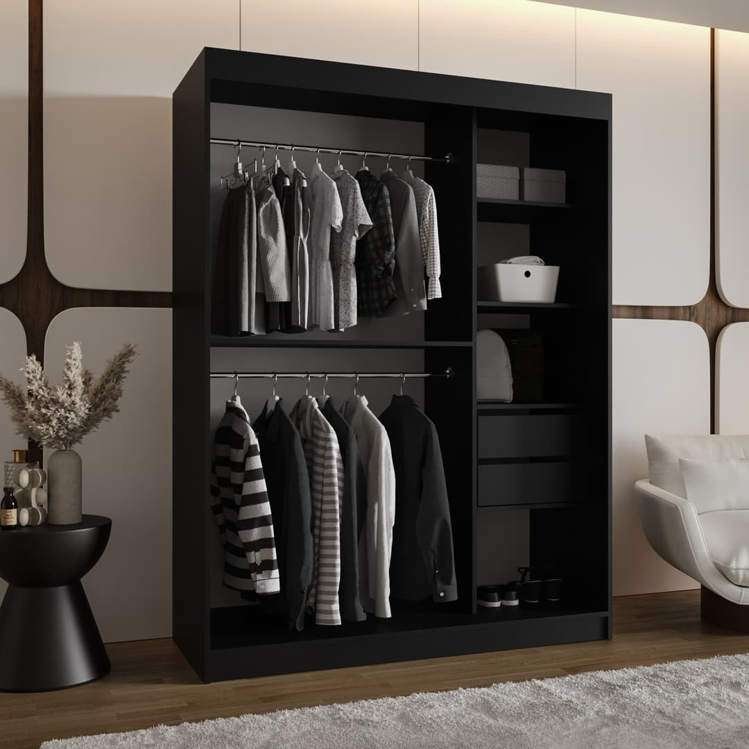 Spoti Sliding Door Wardrobe 150cm