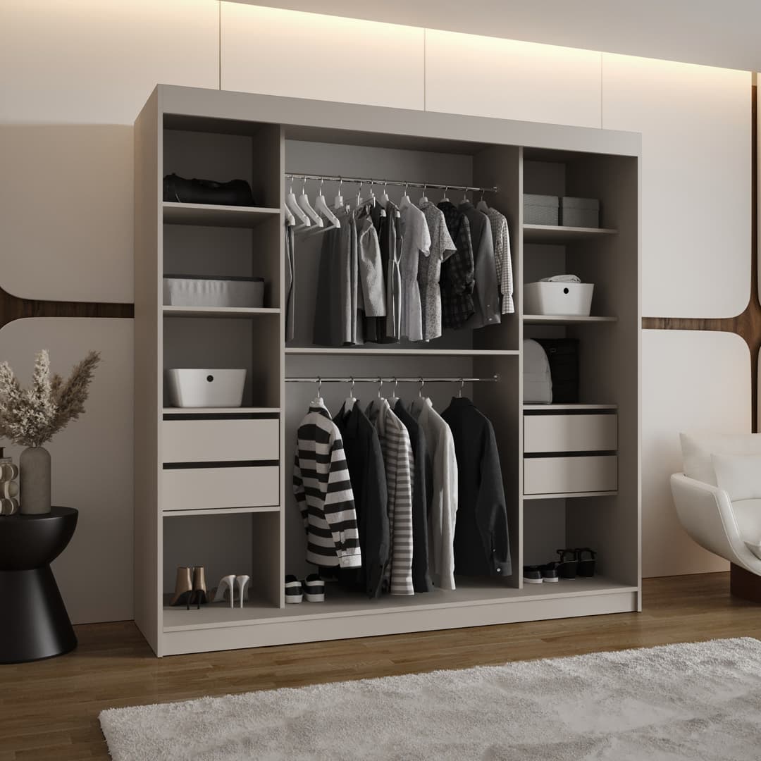 Spoti Sliding Door Wardrobe 200cm