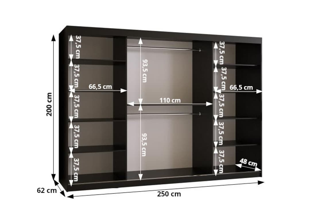 Ramiro Sliding Door Wardrobe product image