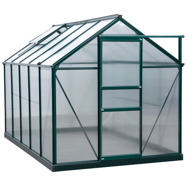 10 Ft X 6 Ft Aluminium Frame Walk-in Greenhouse