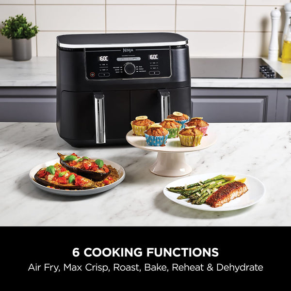 Ninja AF100UK 3.8L Air Fryer and Dehydrator - Grey