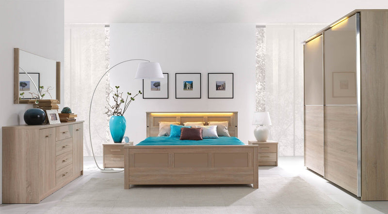 Cremona Ottoman Bed with LED Lights