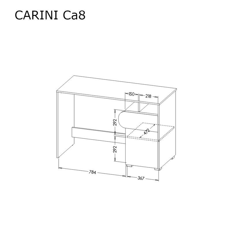 Carini CA8 Computer Desk
