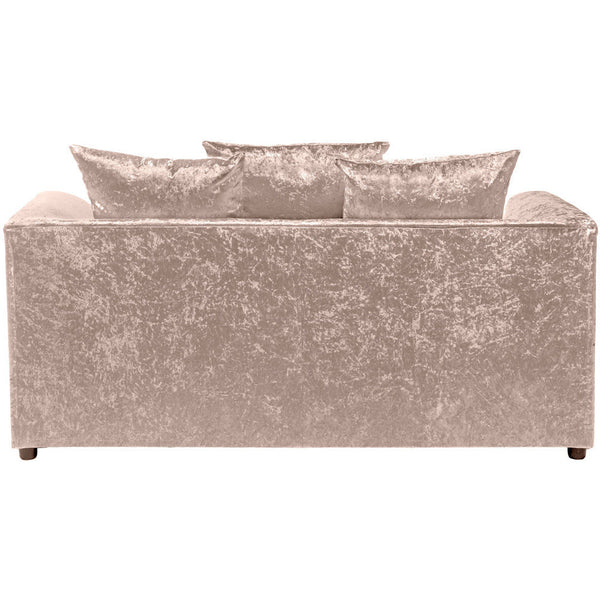Rose gold clearance crushed velvet sofa