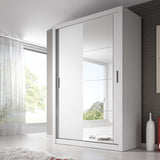 Tourville 2 Door Sliding Wardrobe 150cm - White, Black, Oak,Grey