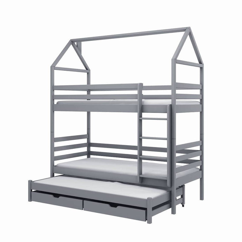 Dalia Bunk Bed with Trundle and Storage