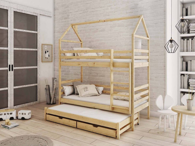Dalia Bunk Bed with Trundle and Storage
