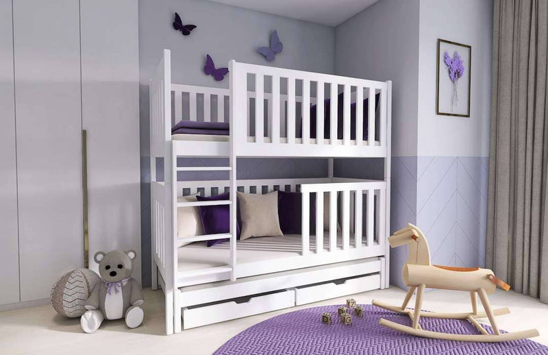 Emily Bunk Bed with Trundle and Storage