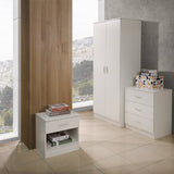 Rio Costa 3 Drawer Chest of Drawers in White