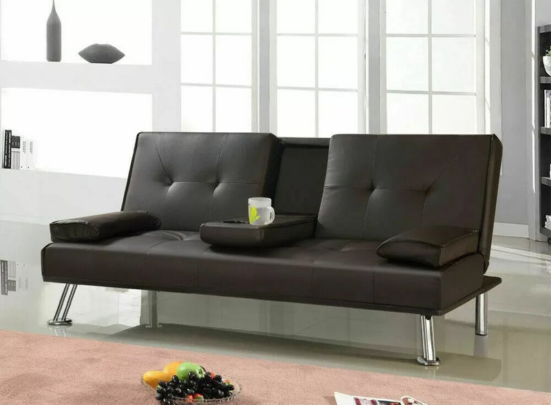Manhattan Cinema Leather Sofa Bed