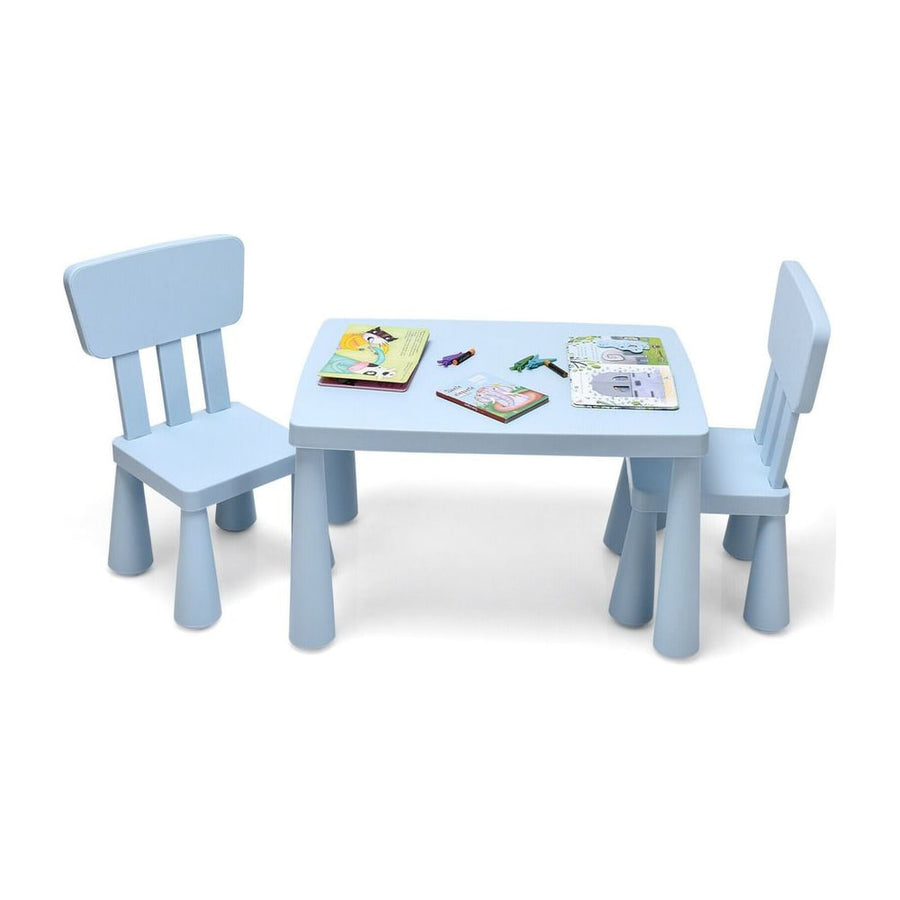 Children's Multi Activity Table and Chair Set-Blue