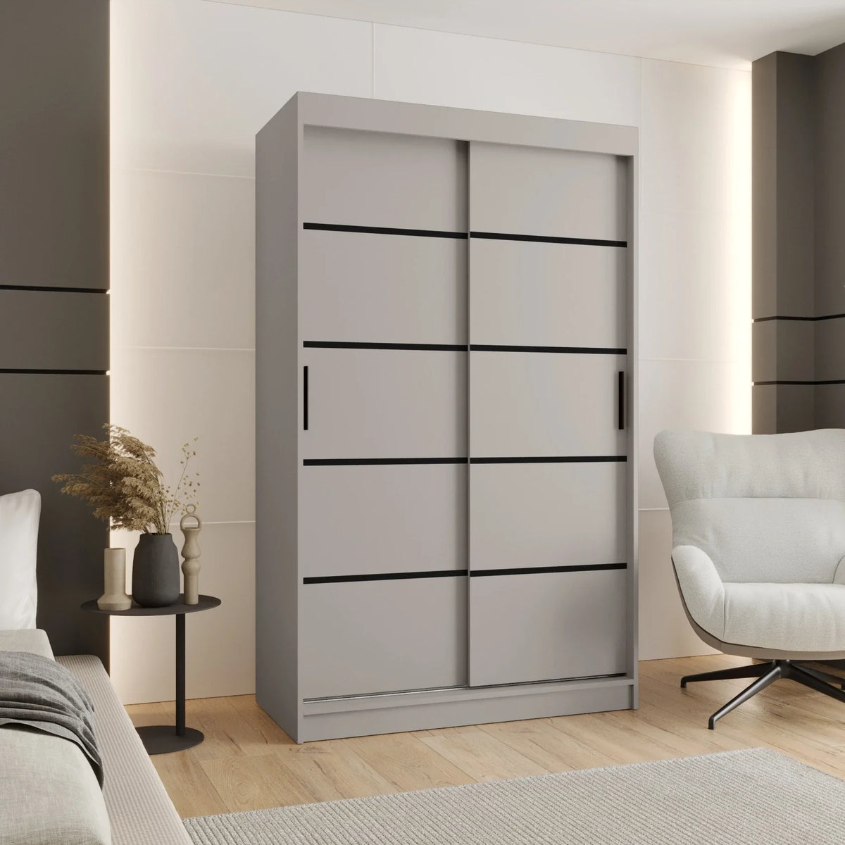 Rubino V1 Sliding Door Wardrobe 120cm - product image 6