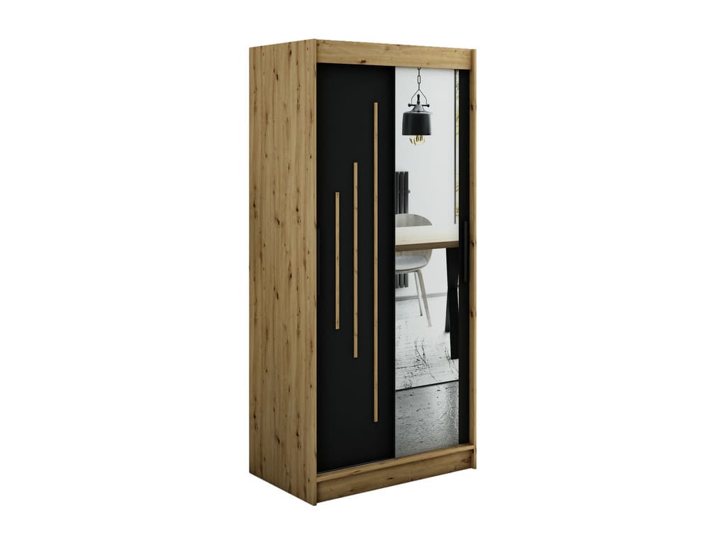 Leto Y2 Sliding Door Wardrobe 100cm