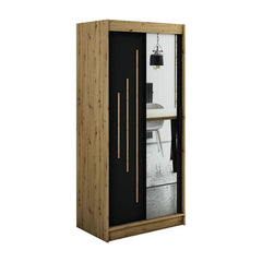 Leto Y2 Sliding Door Wardrobe 100cm