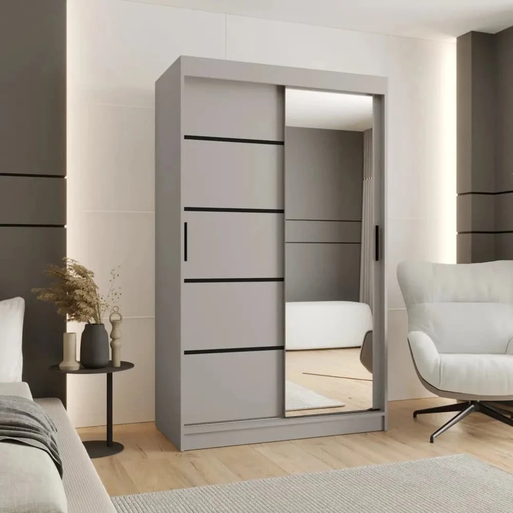 Rubino V2 Sliding Door Wardrobe 120cm - product image 6