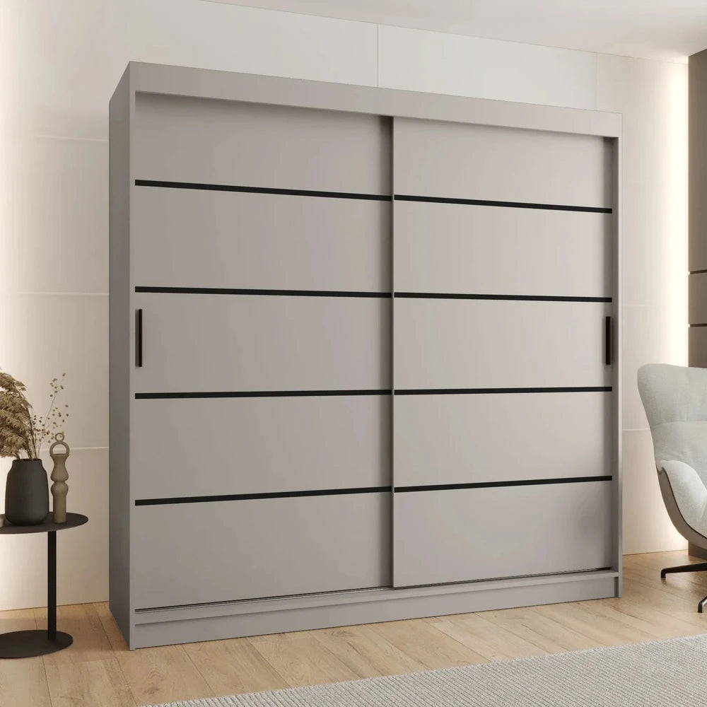 Rubino V1 Sliding Door Wardrobe 200cm - product image 6