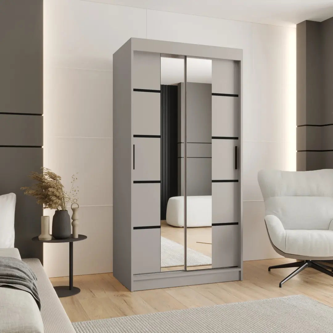 Rubino V4 Sliding Door Wardrobe 100cm - product image 6