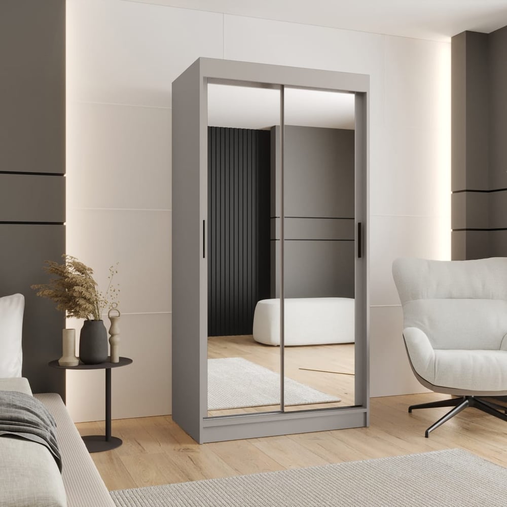 Rubino T3 Sliding Door Wardrobe 100cm - product image 6