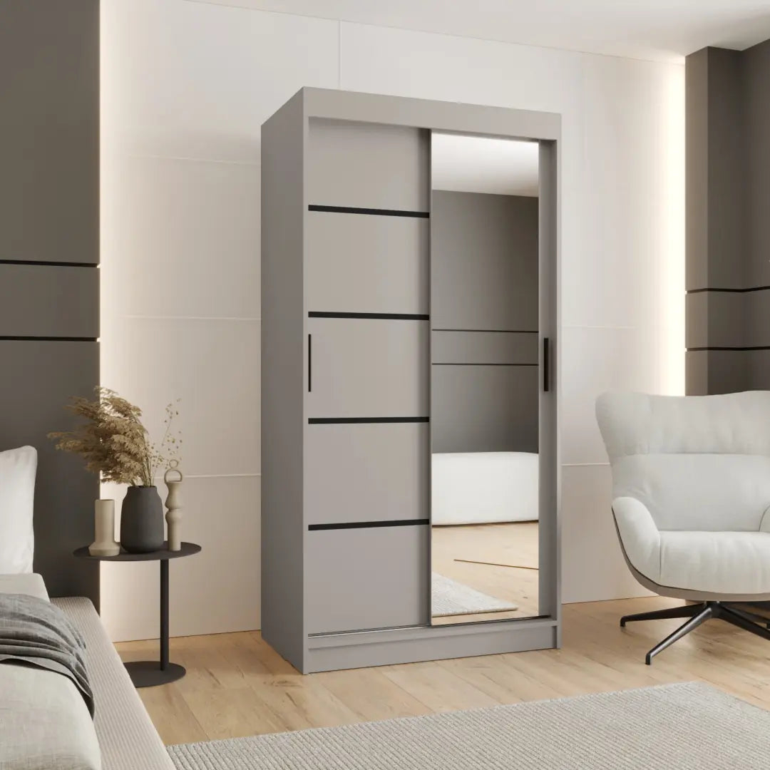 Rubino V2 Sliding Door Wardrobe 100cm - product image 6