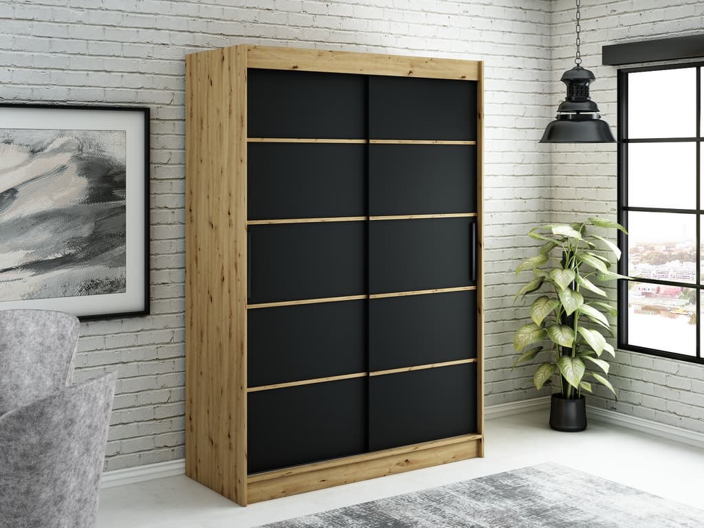 Leto V1 Sliding Door Wardrobe 150cm