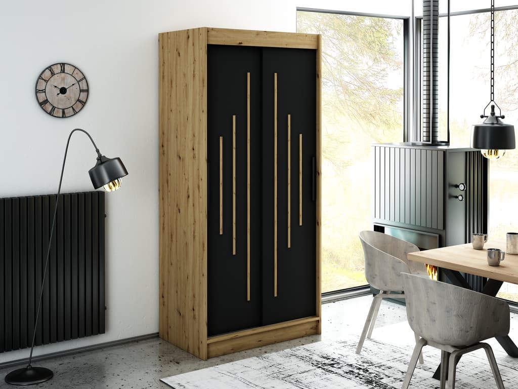Leto Y Sliding Door Wardrobe 100cm - product image 2