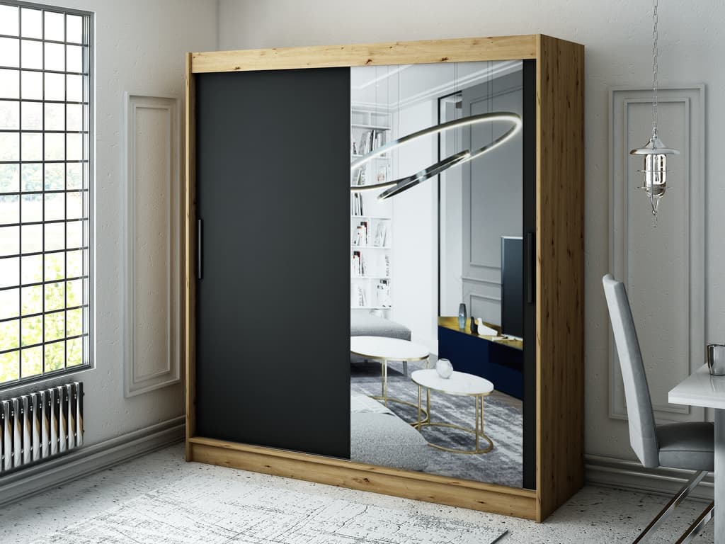 Leto T2 Sliding Door Wardrobe 200cm