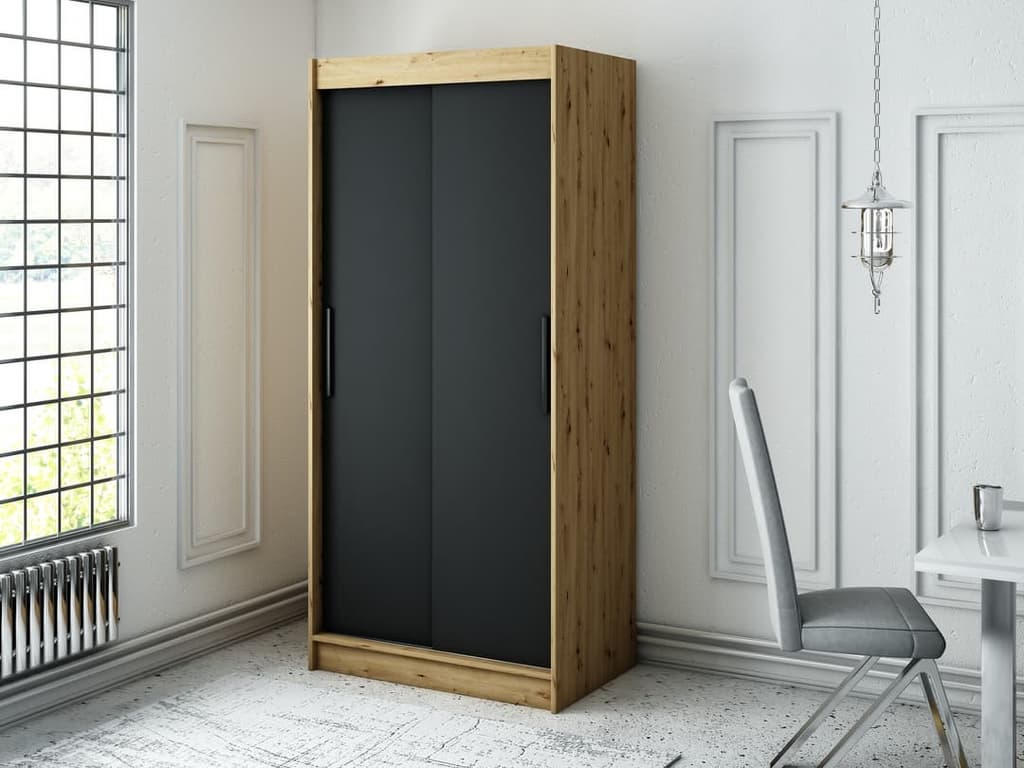 Leto T Sliding Door Wardrobe 100cm - product image 2
