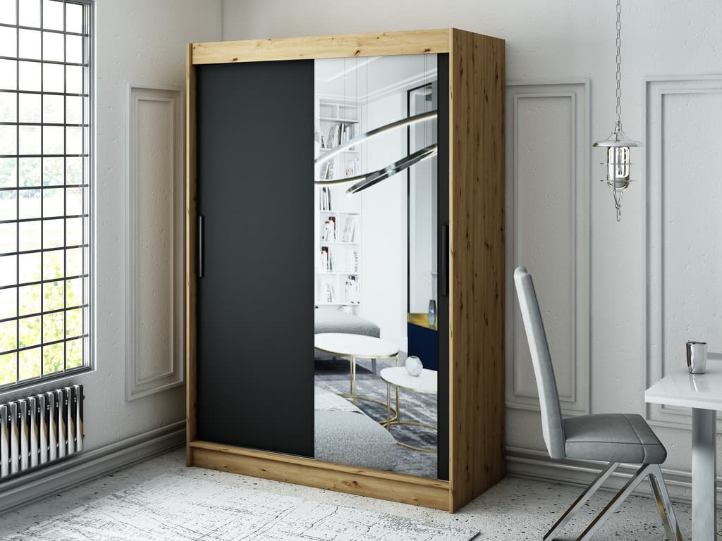 Leto T2 Sliding Door Wardrobe 150cm