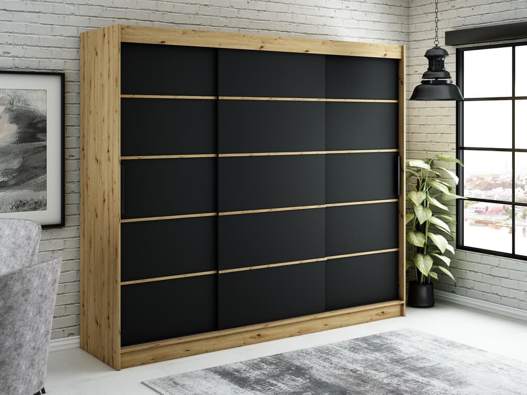 Leto V1 Sliding Door Wardrobe 250cm