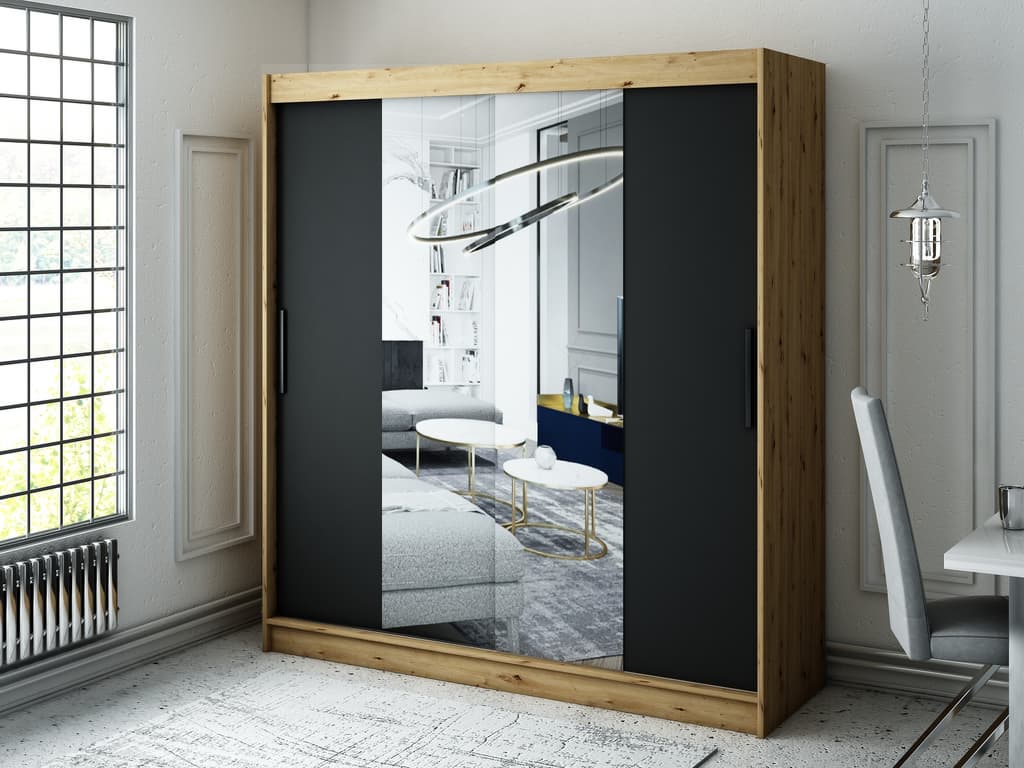 Leto T1 Sliding Door Wardrobe 200cm - product image 2
