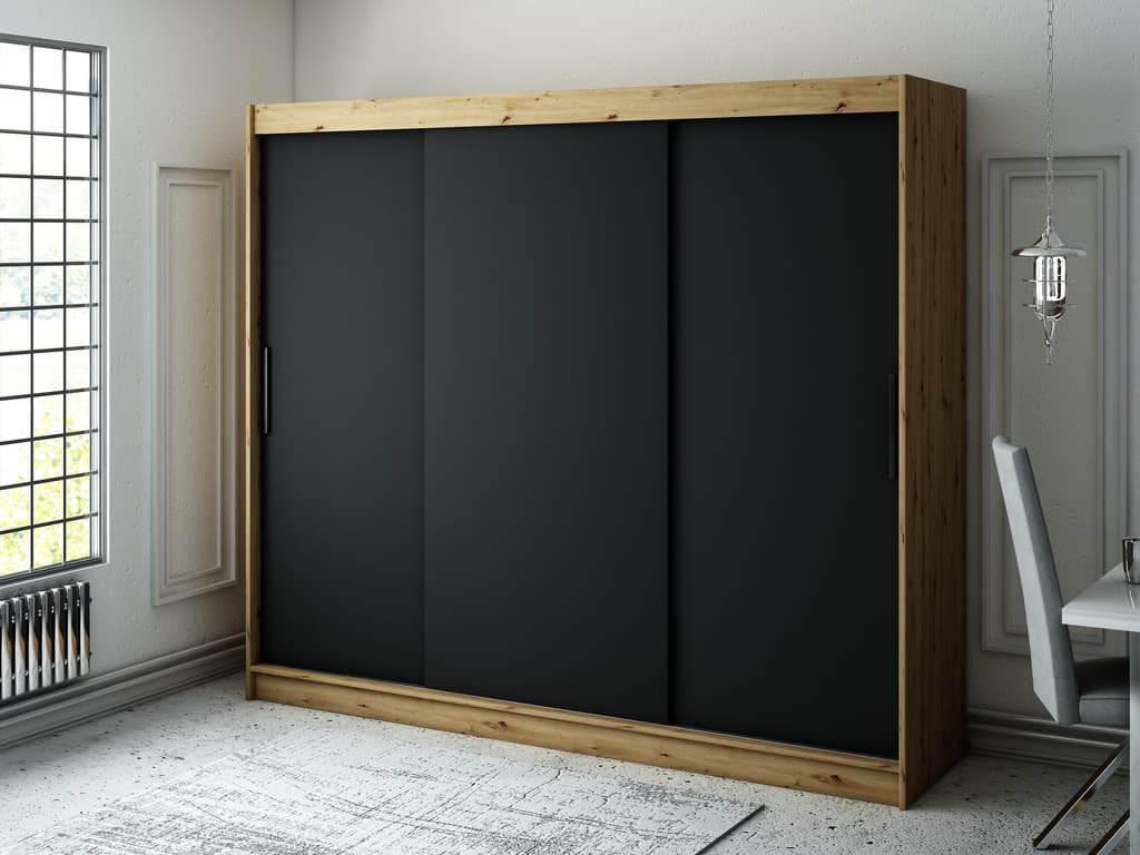 Leto T Sliding Door Wardrobe 250cm - product image 2