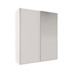 Rodos Sliding Door Wardrobe 200cm in White, image 3