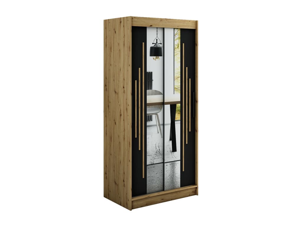 Leto Y1 Sliding Door Wardrobe 100cm