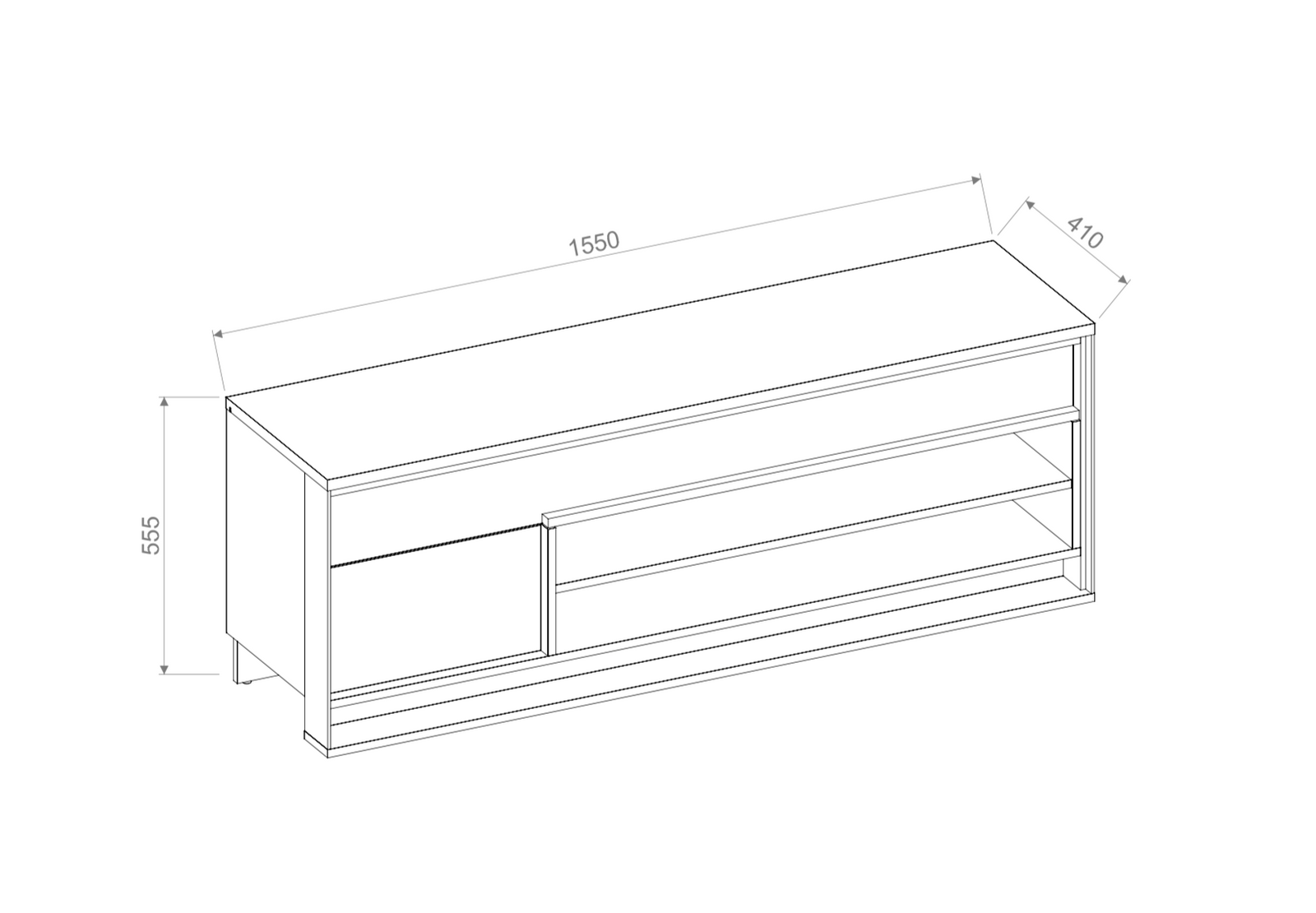 Quant QA-04 TV Cabinet 155cm