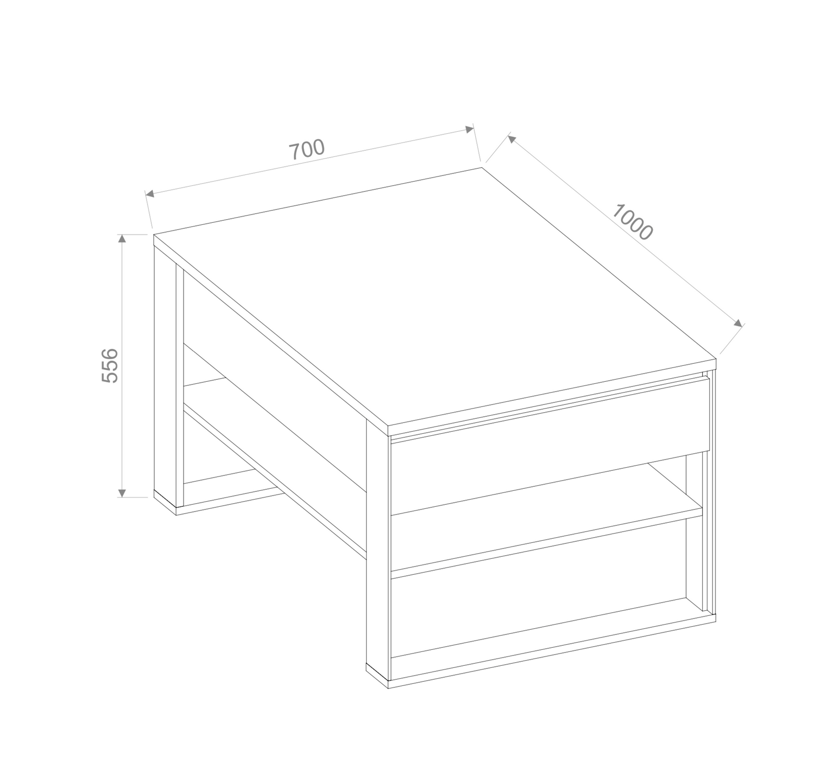 Quant QA-09 Coffee Table 100cm